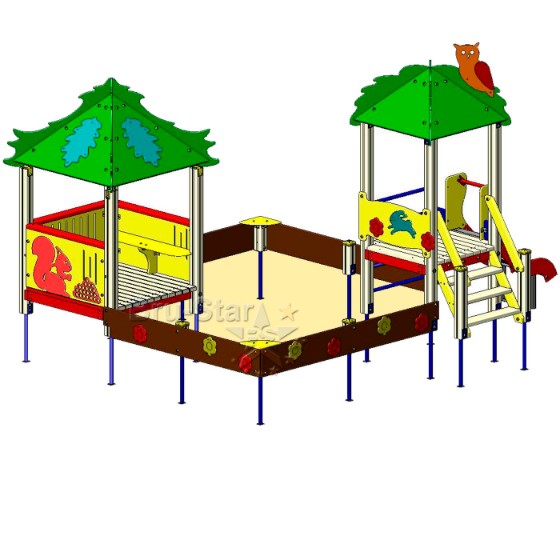модель песочный дворик для детей Опушка DIO-214-o